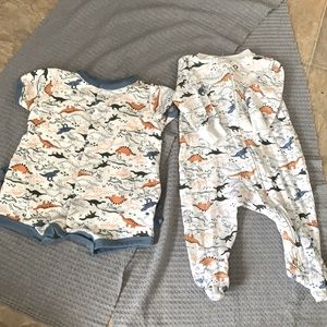 Baby boy dinosaur set